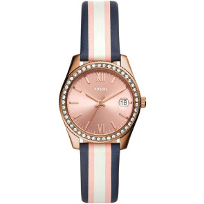 Horlogeband Fossil ES4595 Leder Multicolor 16mm